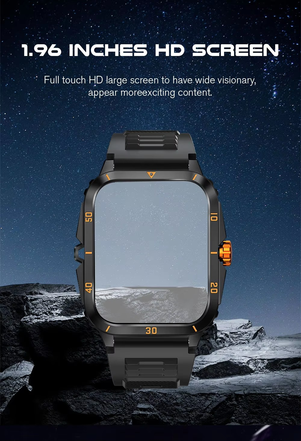 Waterproof 3ATM Smartwatch Sport Fitness Tracker Smart Bracelet Blood Pressure Heart Rate Men Women Smart Watches