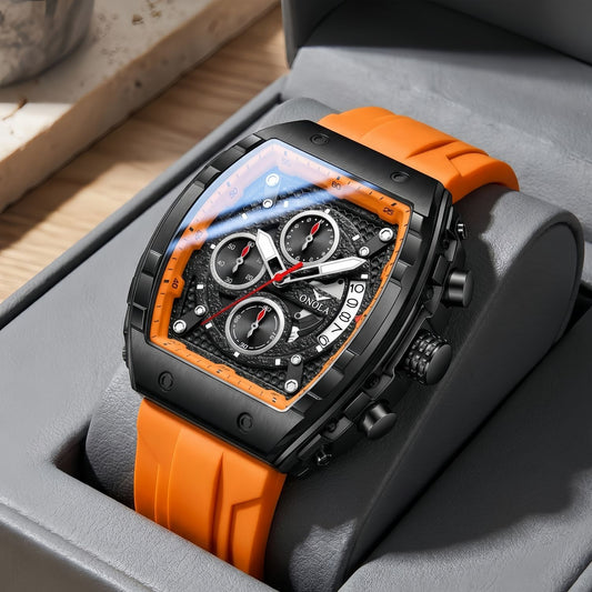 High Quality Fashion Sports Watch for Men Night Light Quartz Chronograph Watch