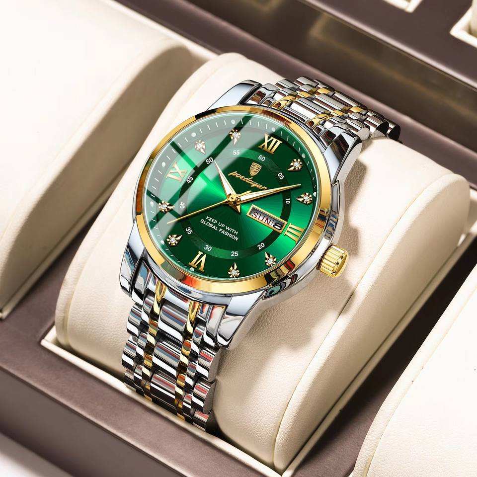 New Hot Luxury Wristwatch Waterproof Luminous Date Week Mens Style Quartz Watches for Men Montre Relojes