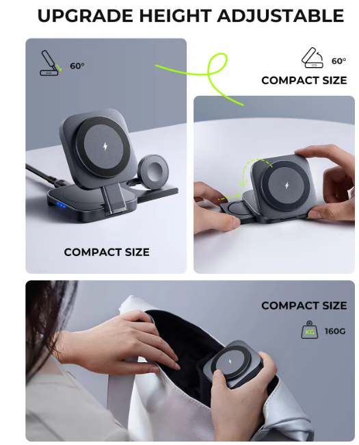 Wireless Phone / Smartwatch Charging Stand 3 in 1