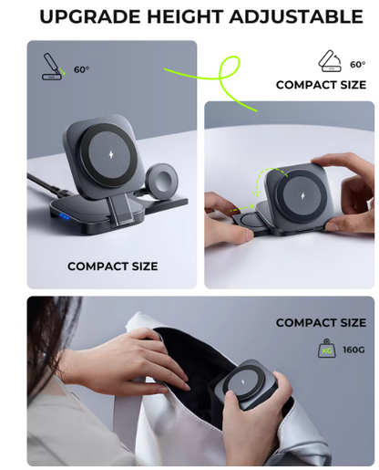 Wireless Phone / Smartwatch Charging Stand 3 in 1