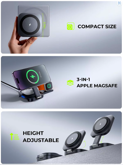 Wireless Phone / Smartwatch Charging Stand 3 in 1