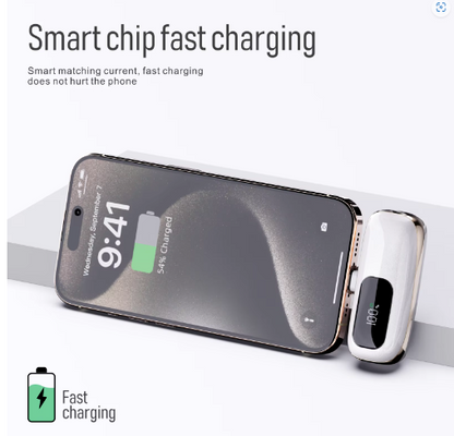 Power Capsule 2A 22.5W Quick charge Emergency Direct Charging Power Bank 5000Mah Power Banks For Android , Iphone